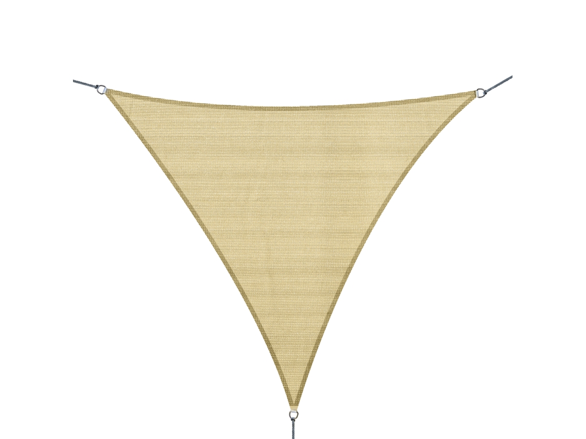 Cortina Solar Triangular Hdpe (impermeável, Latão, 3x3x3 M)