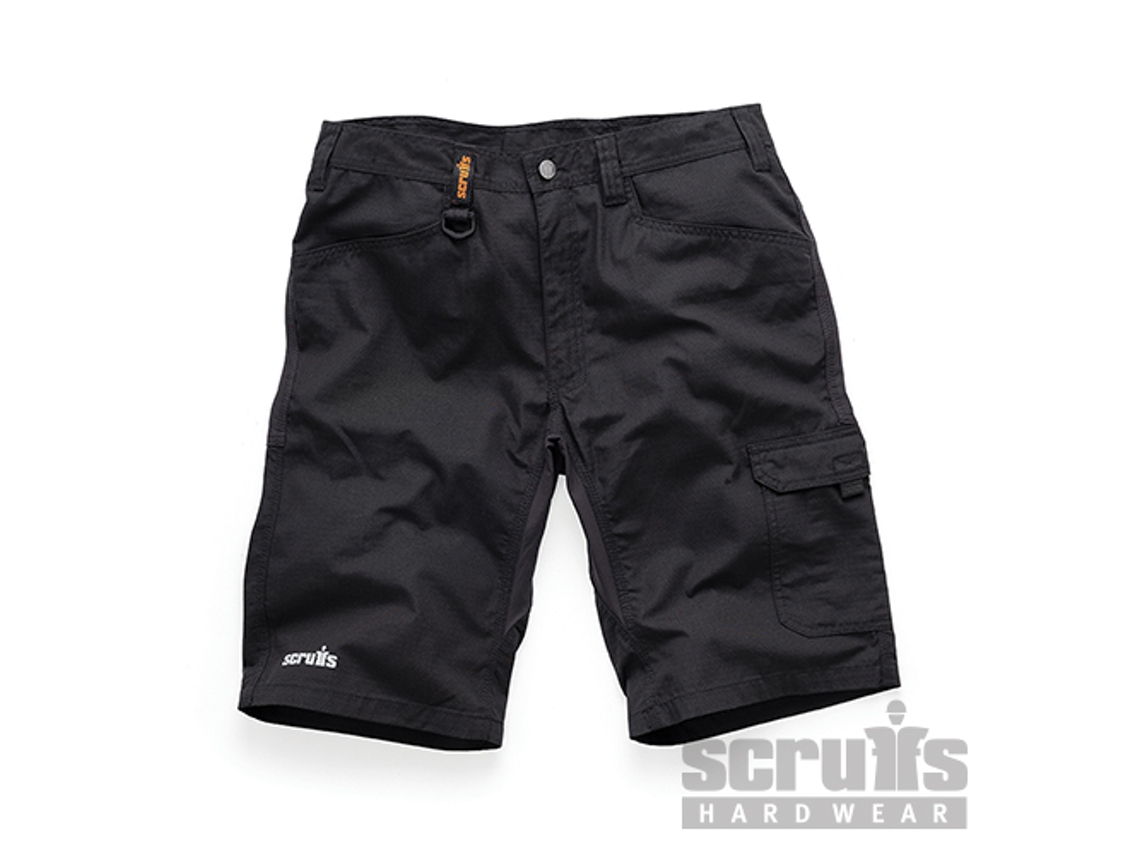 SCRUFFS T55452 Pantalón Corto Trade Flex Color Negro
