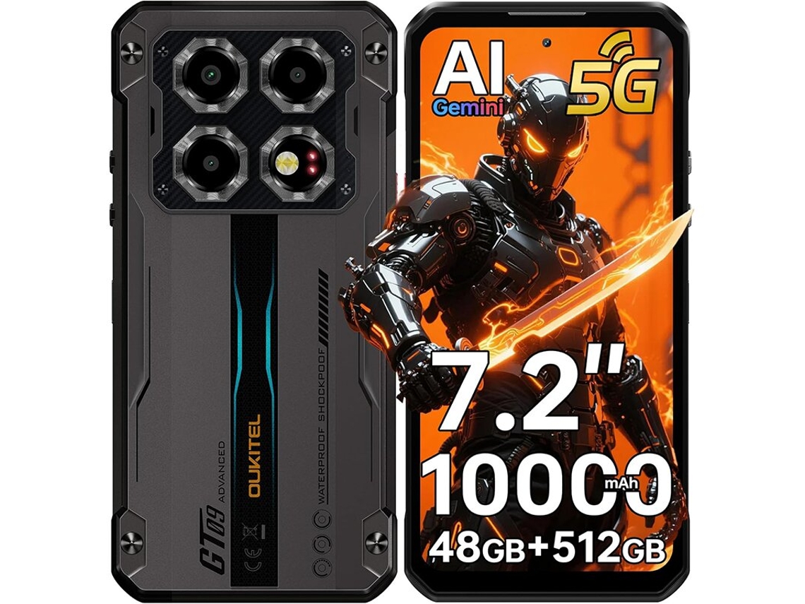 Wp60 5G 10000mAh 48GB RAM 512GB Rom 7.2'' 120Hz 108MP IP68 OUKITEL