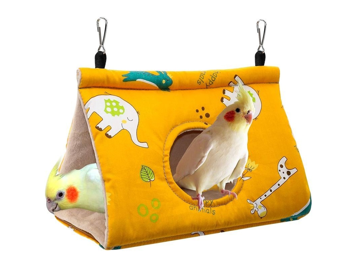Casa Nido para Aves com Aquecimento de Inverno, Hamaca Colgante Plush, Médio S/MARCA