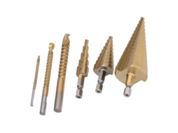 Laxiscreed Conjunto De 3 Brocas De Passo E Serra Hss Com Revestimento De Titânio