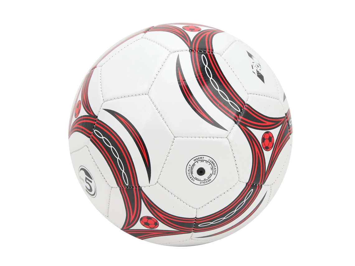 Bola De Futebol Pvc Espessada Número 5 Padrão Fogo Vermelho Para Treino E Jogo