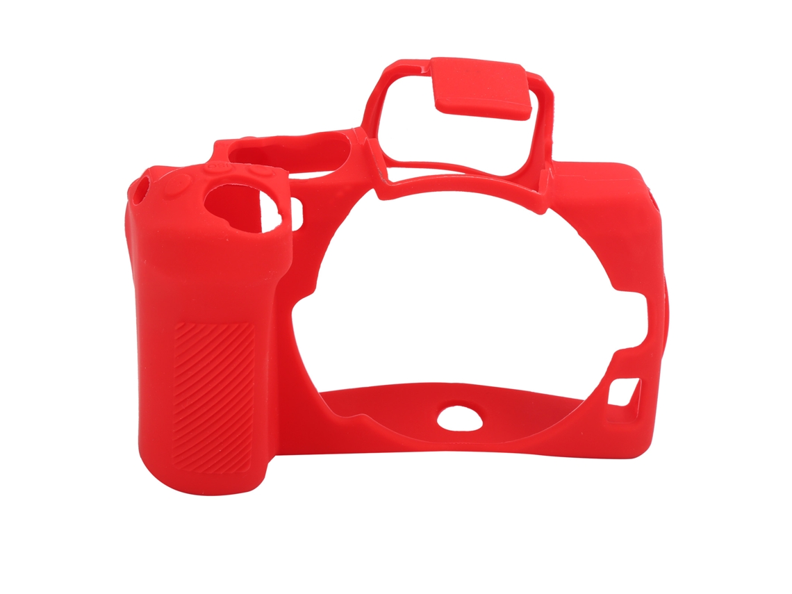 Funda Protectora De Silicona Antidesgaste Para Cámara Nikon Z50 Color Rojo