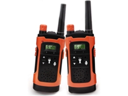 Walkie talkie infantil SC2025, alcance 4,8 km, 22 canais AQUAFORGE