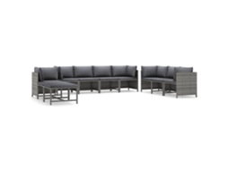 Garden Lounge Set, Garden Lounge Sets Vidaxl Cinzeto Rattan / Vime (n/a)