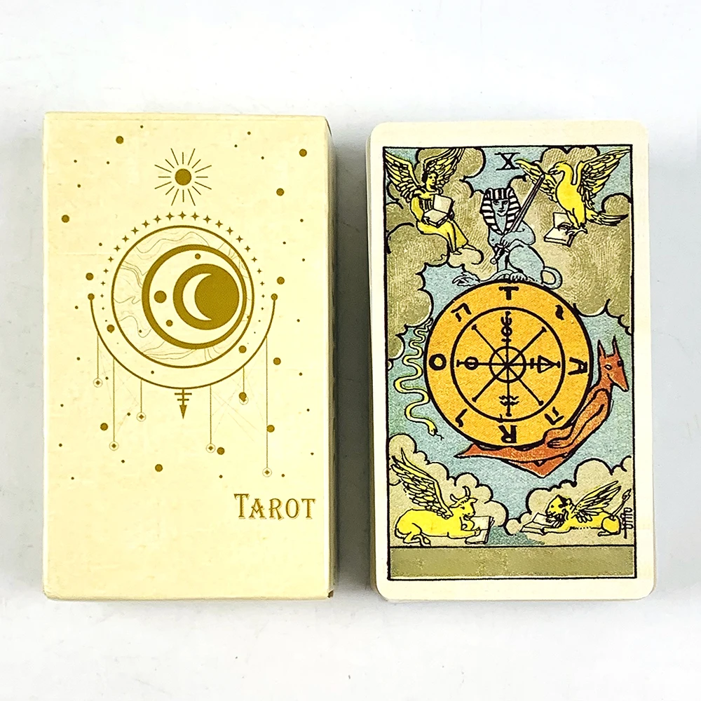 Baralho De Tarô Com 78 Cartas, Ideal Para Iniciantes, Pode Ser Usado Para Adivinhação.