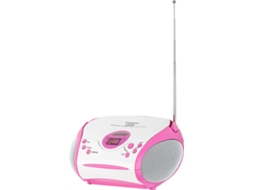 Rádio Portátil LENCO SCD 24 Kids Rosa