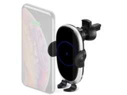 Carregador Carro Sem Rápido Qi Auto Sensor Gravidade YIZHOOD Preto