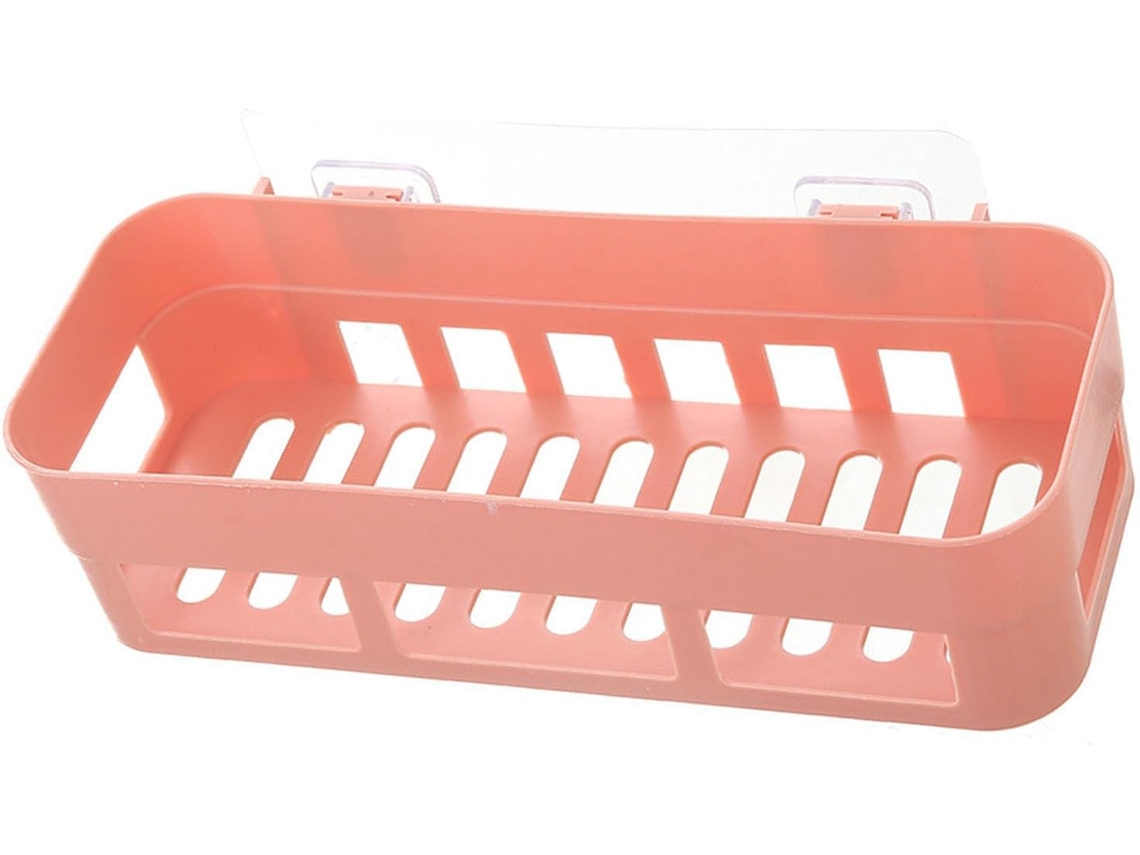 Cesto De Parede Cryfokt, Organizador Adesivo De Plástico Para Cosméticos No Banheiro, Design Que Economiza Espaço