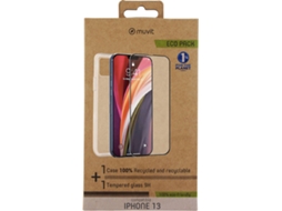 Capa e Película iPhone 13 MUVIT Transparente