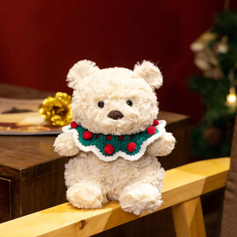 (aproximadamente 20 Cm Para O Natal) Urso De Pelúcia Fofo De Desenho Animado De 20 Cm