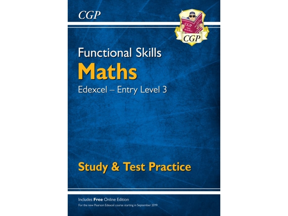 Livro Functional Skills Maths Edexcel Entry Level 3 - Study amp Test Practice de Cgp Books (Inglês)