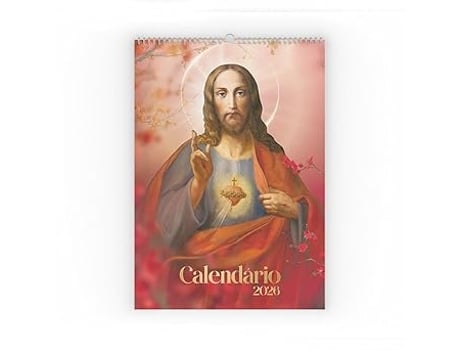Livro Calendário De Parede 2026 - Sagrado Coração De Jesus De Diversos (português Do Brasil)