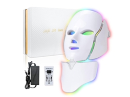 Máscara de Beleza Led, 7 Cores, Terapia com Luz Vermelha, Rejuvenescimento Facial, Antirrugas, Clareadora. MDUG