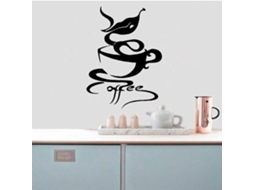 Adesivos Muraux Café Adesivos Muraux Amovibles Diy Papier Peint Vinyle Adesivos Chambre D'enfants Decoração De Chambre 57x80cm