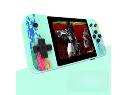 Consola Portátil HEXINYIGJLY Retro 800 Jogos, 3.5" ecrã, recarregável, verde