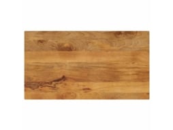 Vidaxl Tampo De Mesa Retangular 100x70x3,8 Cm Mangueira Maciça