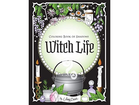 Livro Coloring Book of Shadows Witch Life de Amy Cesari (Inglês)