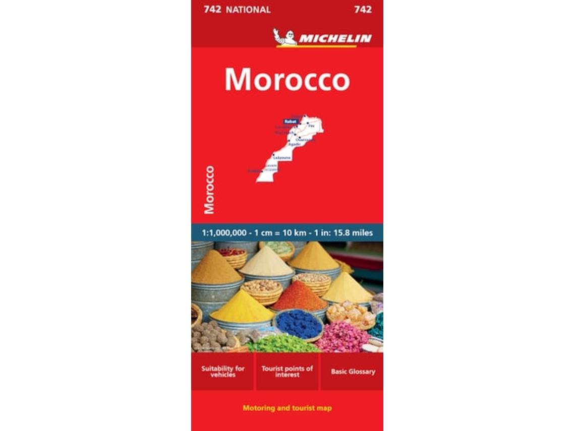 Livro Morocco - Michelin National Map 742 De Michelin (inglês)