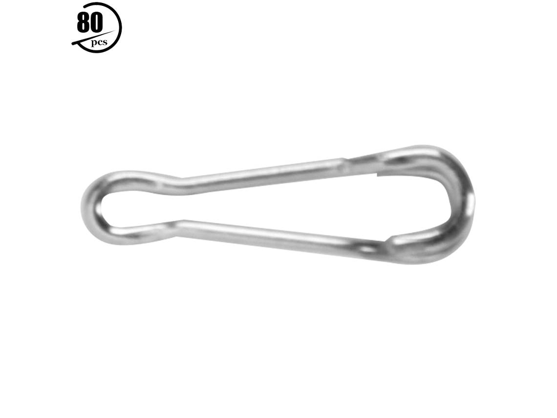 Clips de Pesca Aço Inox 20pcs Hawaii 1