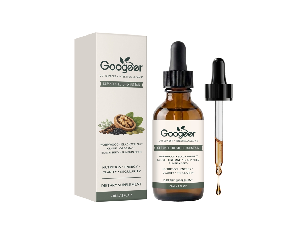 Gotas de Extrato Vegetal Googeer Cuidado Suave com o Intestino