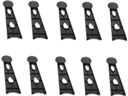 Didiseaon Suporte De Quadro Foto Noir Em Plástico 12pcs Para Escritório E Sala De Manjedoura - Fácil Para