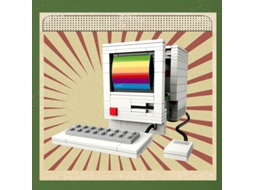Kit de Montagem Diy com Blocos de Montar Retrô para Móveis Eletrônicos, Tv, Computador MDUG (estilo 5)
