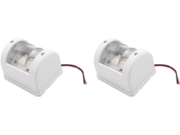2 Luzes de Popa para Barco, 12v, Luzes de Navegação Led Marítimas para Barco À Vela, À Prova D'água, para Iate. SFUSHOS