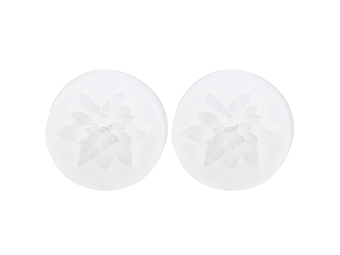 2 Unidades De Molde De Silicona Flor Para Diy Velas Aromáticas, Yeso, Chocolate, Pastel, Jabón