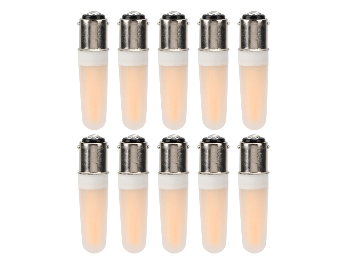 10pcs Lâmpada Led B15 3w Branco Quente 110v para Lustre | S/MARCA