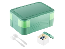 Lancheira Bento À Prova de Vazamentos para Adultos Verde EVELTEK One size