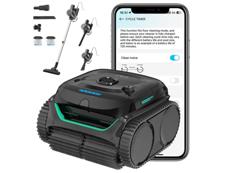 Aspirador Piscina Wybot C2 E Aspiradores Verticais Vactidy C6