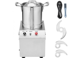 Processador De Alimentos 4l Em Inox Com Lâminas Em S E Motor 550w Tekmaquinas