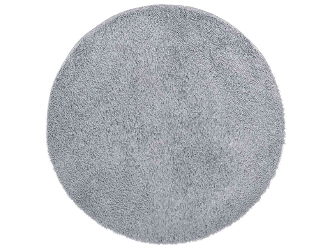 Shaggy Rug, Shaggy Rugs Vidaxl Cinzeto Poliéster (ø 100 Cm)