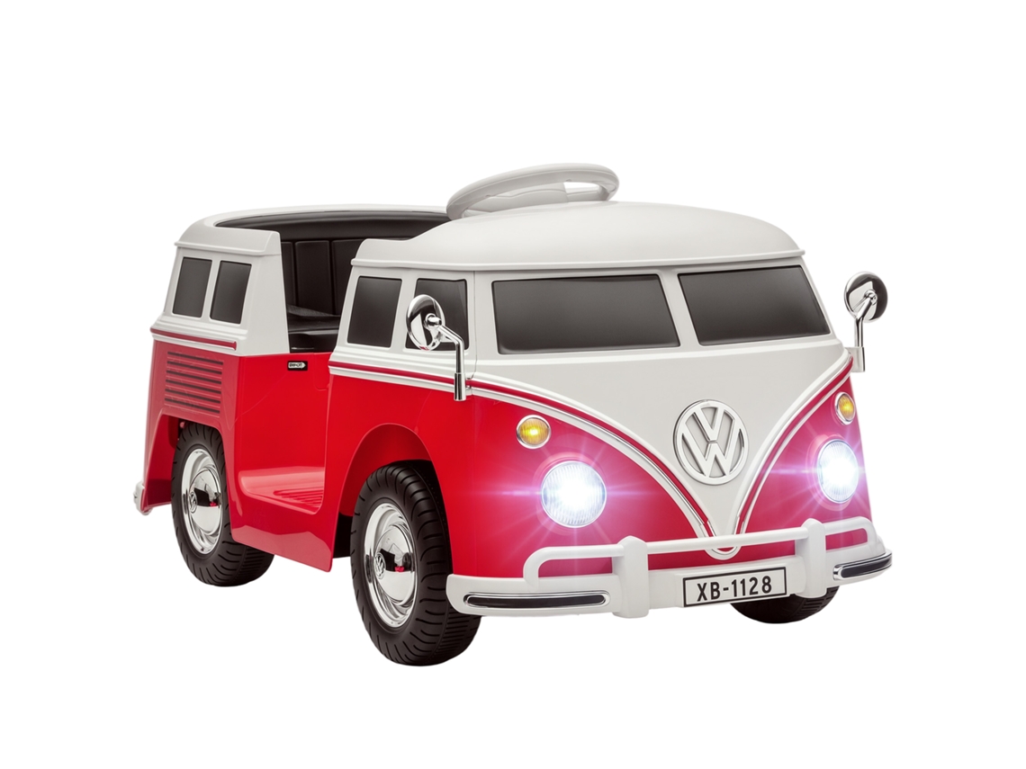 Carro Elétrico Infantil 12v (mp3, Motor Duplo, Buzina, Arranque Suave, Vermelho, 89x49x41,5cm)