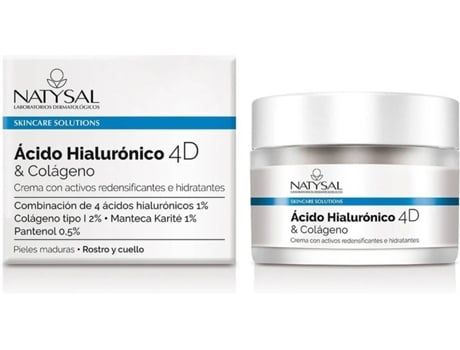 Creme de Rostro  Ácido Hialurônico 4D e Colágeno (50 ml)
