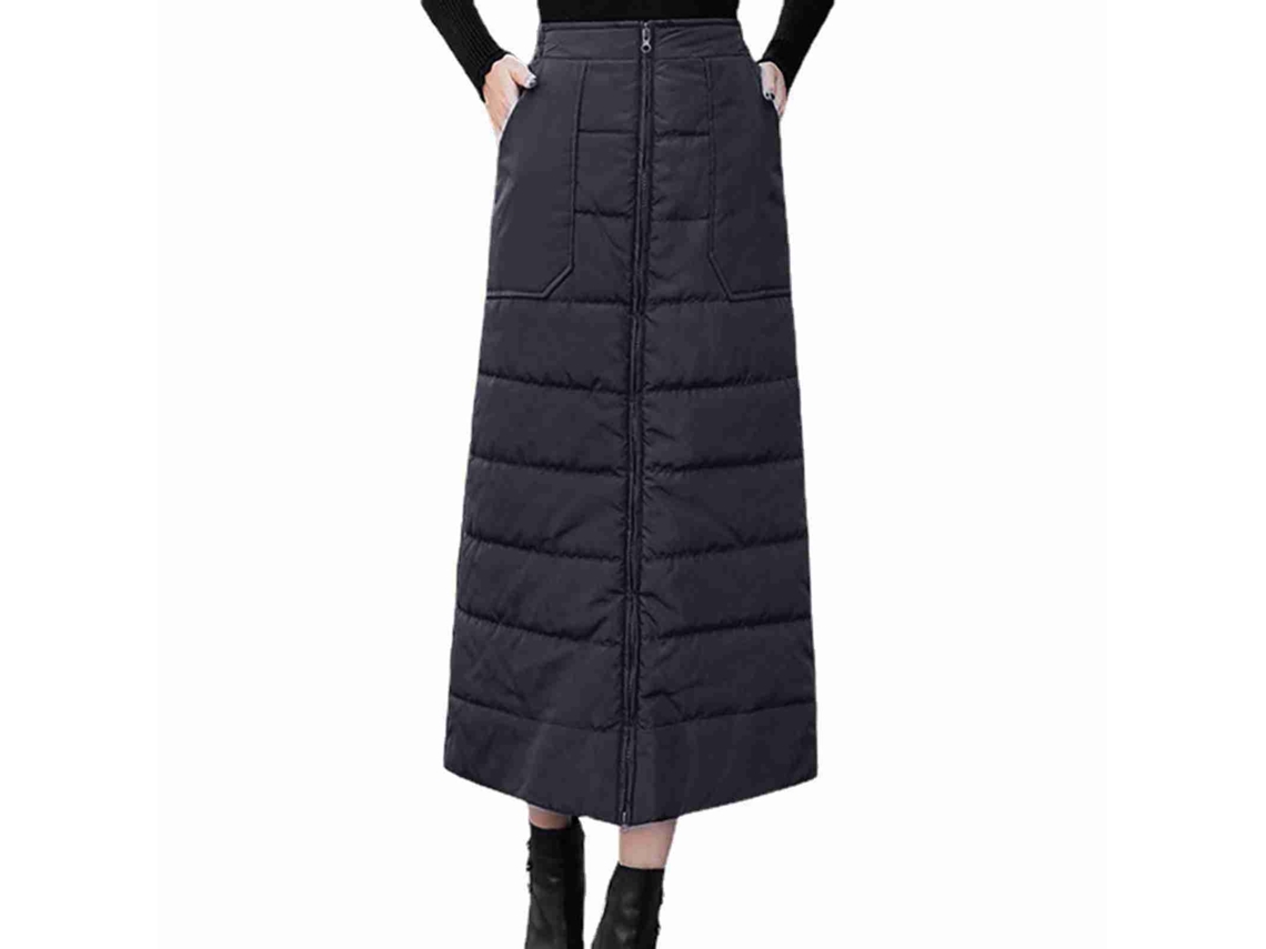 Falda de Penas para Inverno Mulher | S/MARCA