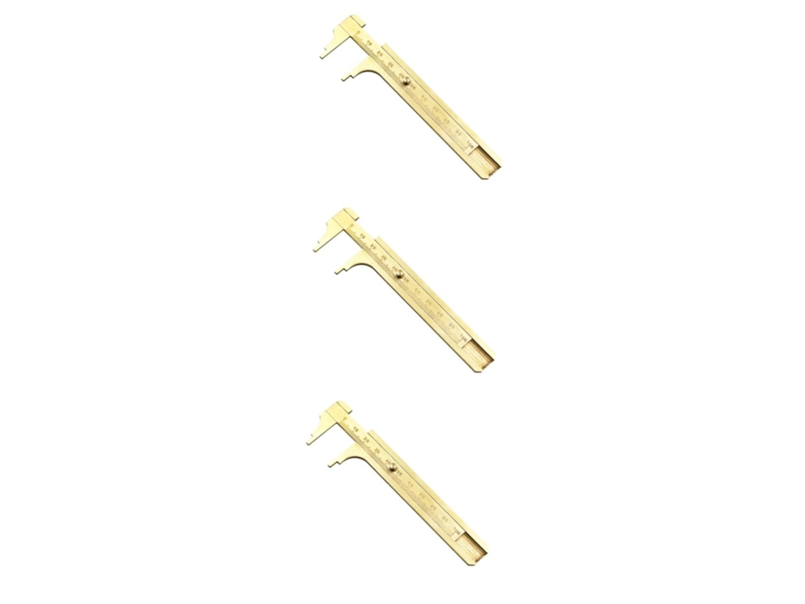 Paquímetro Micrômetro Gadpiparty De 100 Mm Em Cobre Estilo Antigo Para