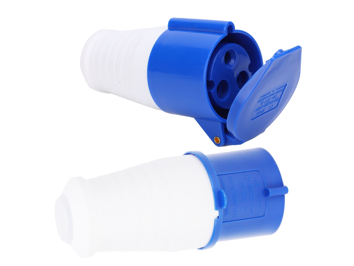 Conjunto Plug Conector Industrial 3pin 32a 220v