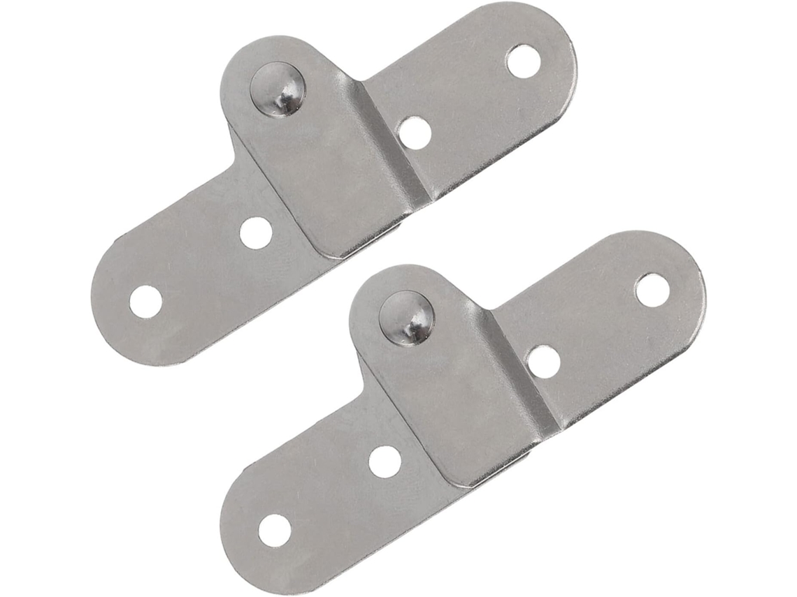 Toyandona 2 Dobradiças De Reparo Para Mesa Dobrável, Dobradiça Dobrável De Ferro Reforçada 180-graus Para Escadas Sótão