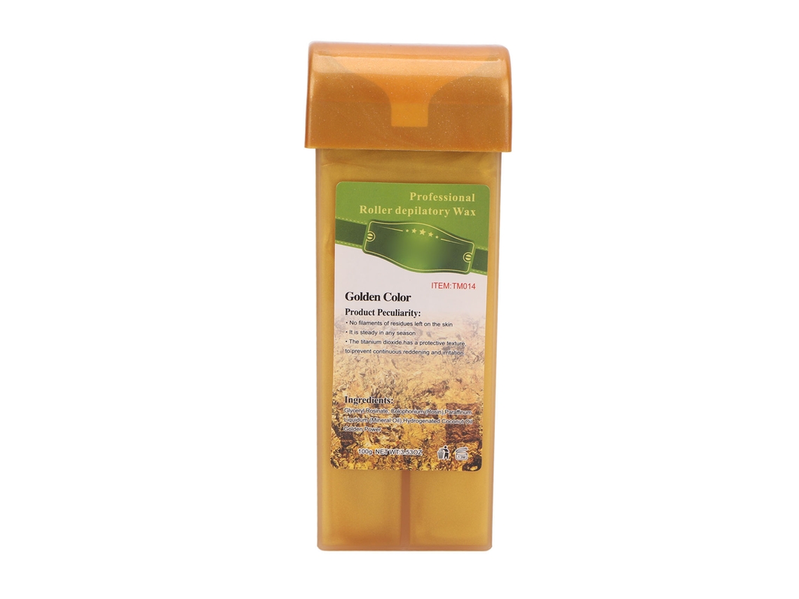 Refil de Cera Depilatória Roll-On Ouro Safe para Braços e Pernas 99g