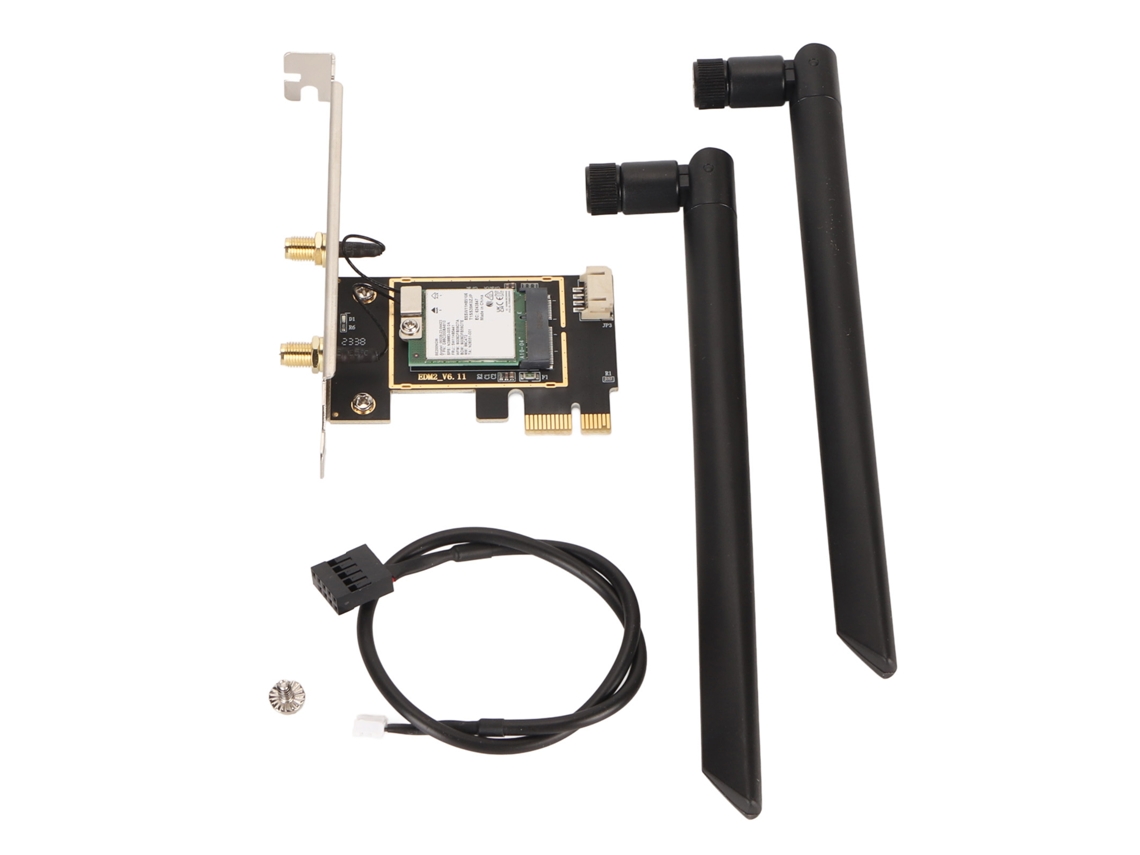 Placa Pcie X1 Wifi 7 Be200ngw Com 3 Bandas 8774mbps Adaptador De Rede Bluetooth 5.4