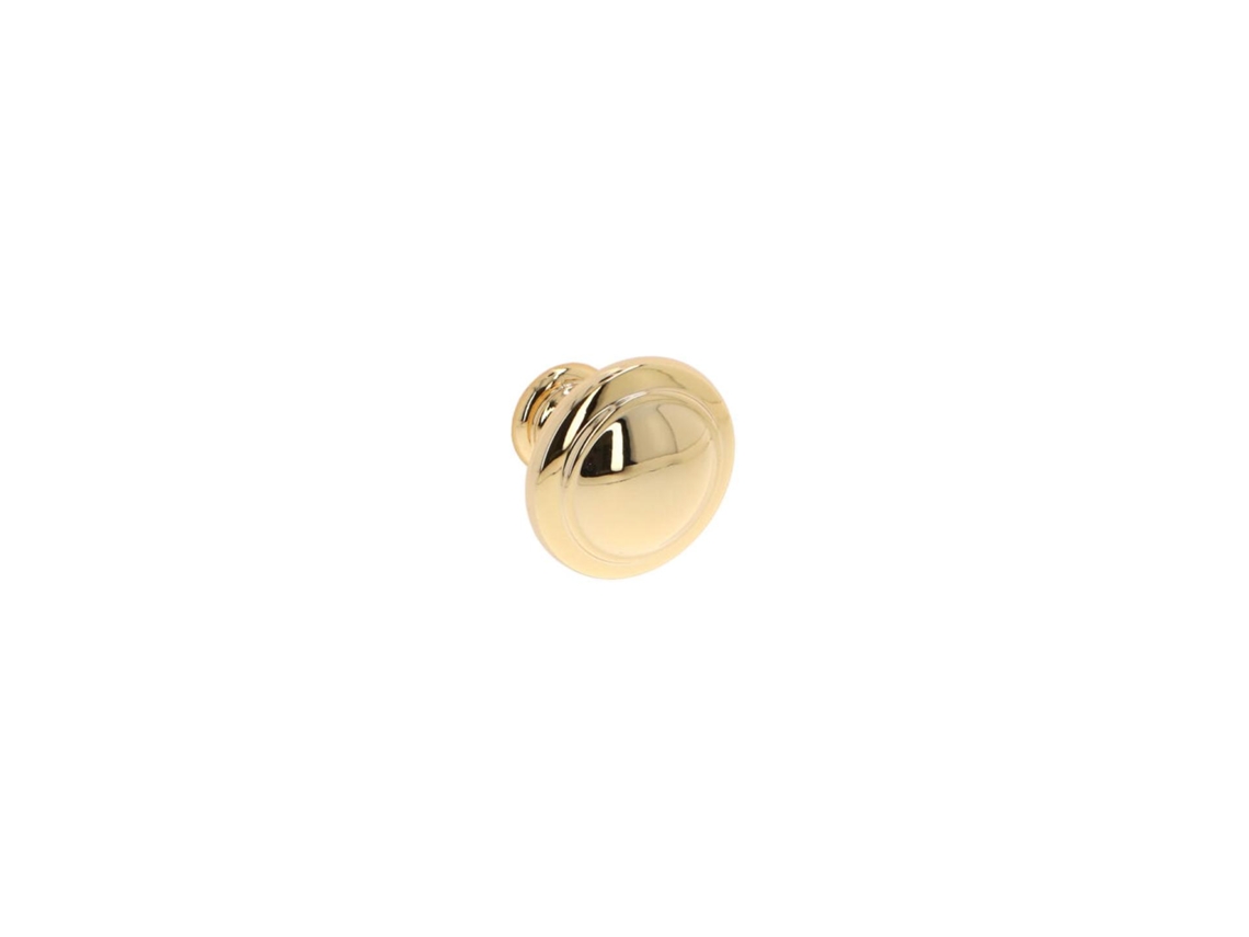 Puxador para Móveis HARDWAREXCHANGE em Zamac com 30mm de diâmetro, Ouro, conjunto de 25