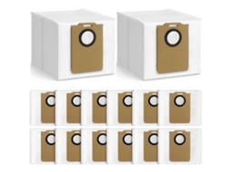 Pacote Com 14 Sacos Para Aspirador Robô Monsga Ms1 Max, De Grande Capacidade Acessórios Limpeza Doméstica. Tuotuo