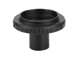 Anel Adaptador Metálico 23,2mm T Mount Ocular Microscópio Para Montagens Nikon Ai Câmara Slr