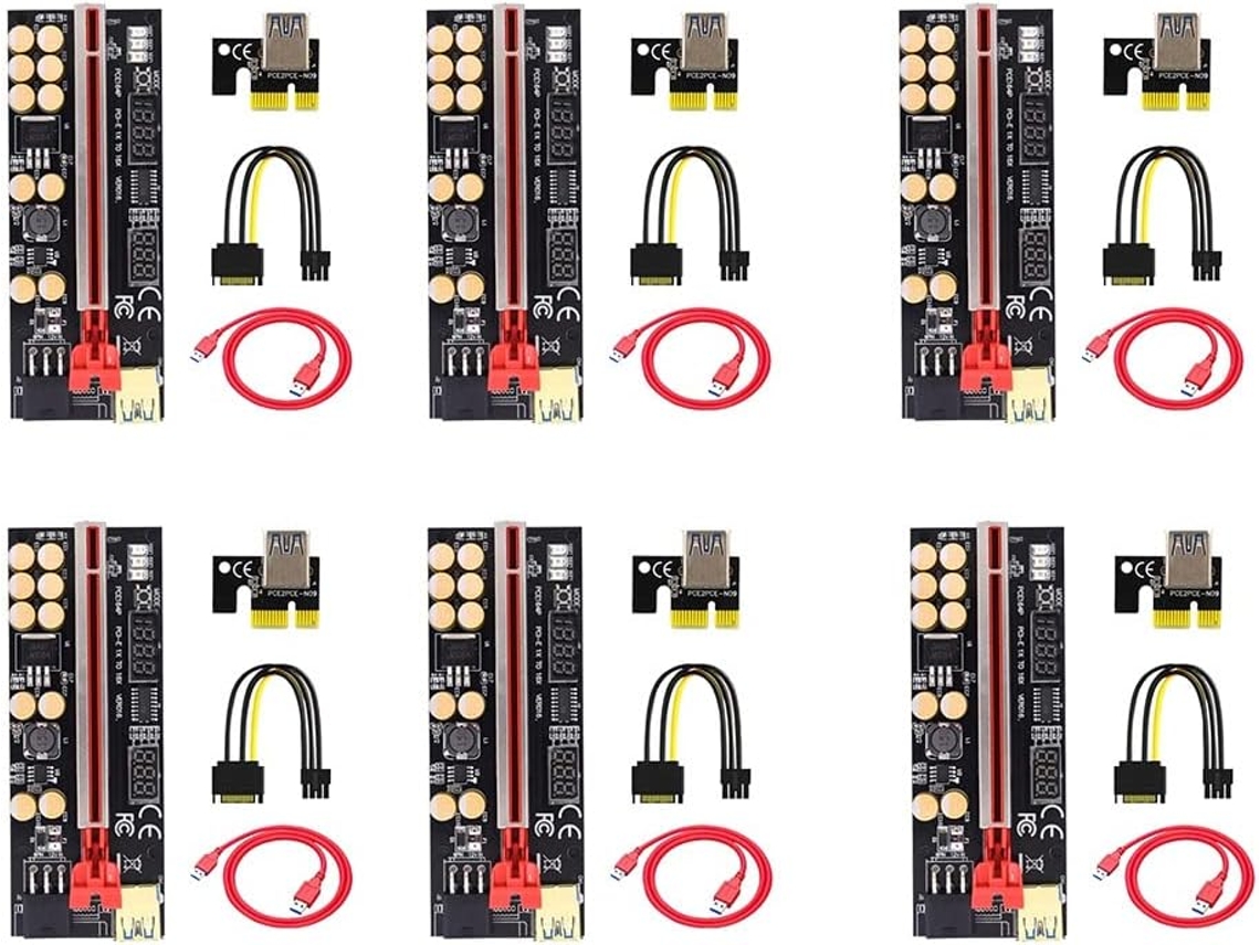 a Mais Recente Placa Ver016 Riser 016 Pci e Voltagem SFUSHOS