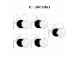 (10 Unidades Brancas) Eletrodos Adesivos De Gel Para Ems De 32 Mm, Tipo Autoadesivo