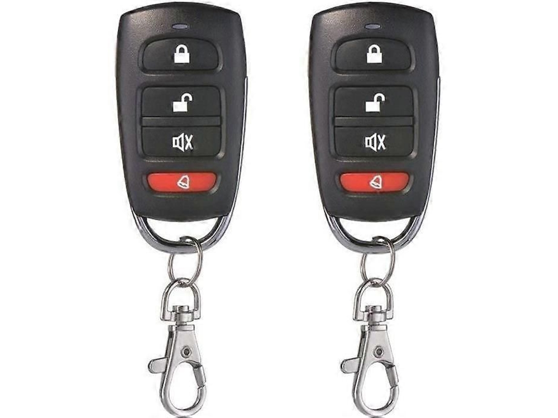 Kit com 2 Controles Remotos Universais para Clonagem de Portas de Garagem, 433 Mhz, 4 Botões, para Portas de Garagem Elétricas. TAISHENGDA