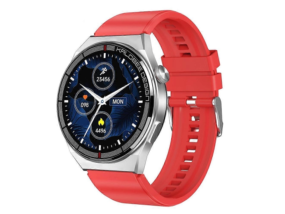 Relógio inteligente à prova d'água IP68 com pulseira de silicone de 1,3 polegadas e suporte para chamadas Bluetooth VONKELIOS