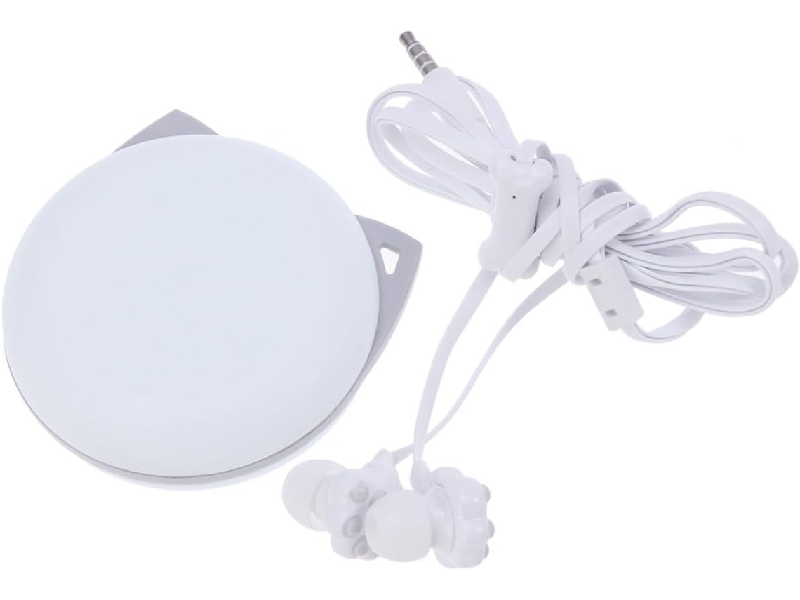 Fones De Ouvido Com Estojo Em Abs E Fio, Fáceis Ideais Para 3,5 Mm